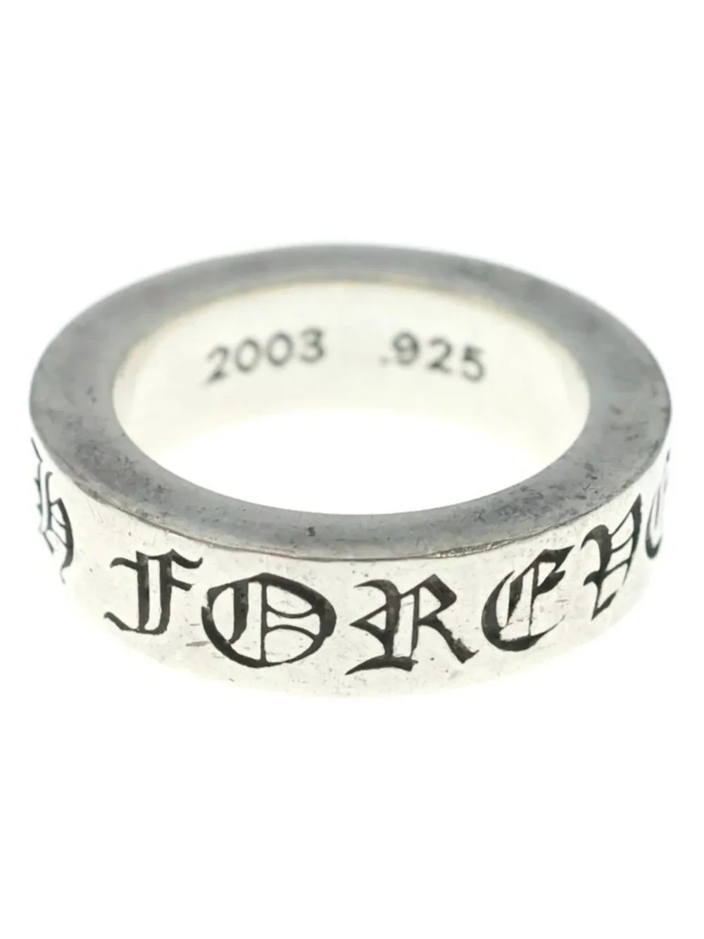 Chrome Hearts Spacer Forever Ring Silver
